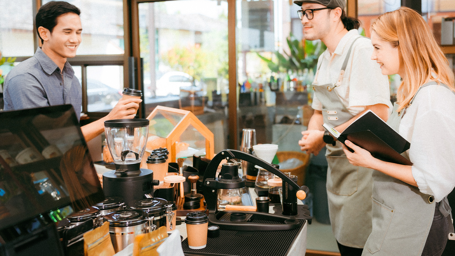 Coffee shop interior